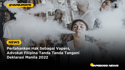 Pertahankan Hak Sebagai Vapers, Advokat Filipina Tanda Tanda Tangani Deklarasi Manila 2022