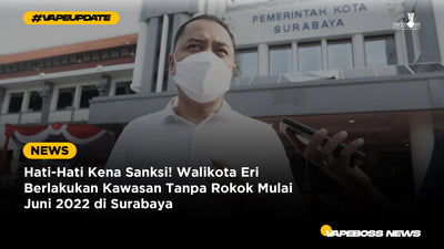 Hati-Hati Kena Sanksi! Walikota Eri Berlakukan Kawasan Tanpa Rokok Mulai Juni 2022 di Surabaya