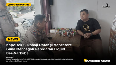 Kapolsek Sukahaji Datangi Vapestore Guna Mencegah Peredaran Liquid Ber-Narkoba