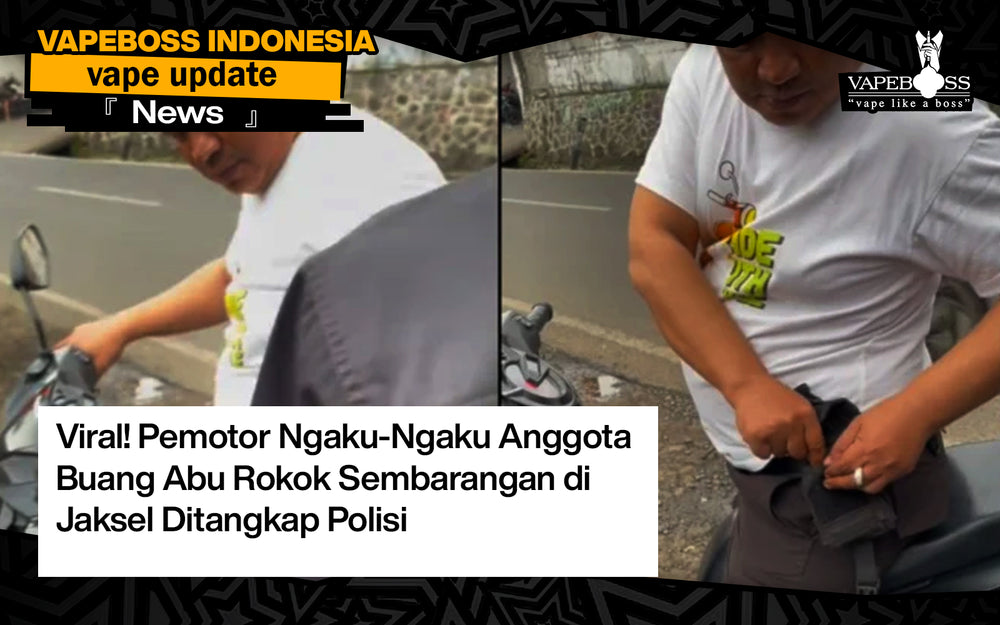 Viral! Pemotor Ngaku-Ngaku Anggota Buang Abu Rokok Sembarangan di Jaksel Ditangkap Polisi
