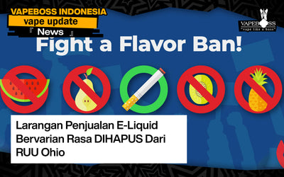 Larangan Penjualan Liquid Bervarian Rasa DIHAPUS Dari RUU Ohio