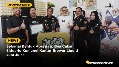 Sebagai Bentuk Apresiasi, Bea Cukai Sidoarjo Kunjungi Kantor Brewer Liquid Juta Juice