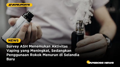 Survey ASH Menemukan Aktivitas Vaping yang Meningkat, Sedangkan Penggunaan Rokok Menurun di Selandia Baru