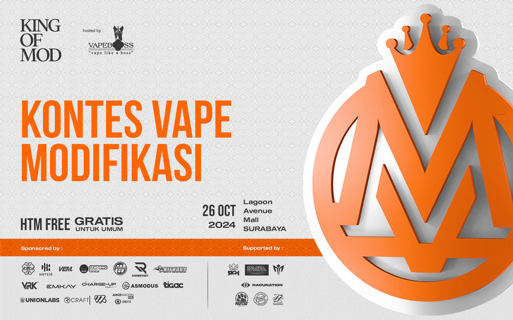 Event Modifikasi Vape Pertama di Indonesia Dibuka? Berikut Info Lengkapnya!