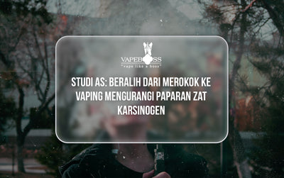 Studi AS: Beralih Dari Merokok ke Vaping Mengurangi Paparan Zat Karsinogen