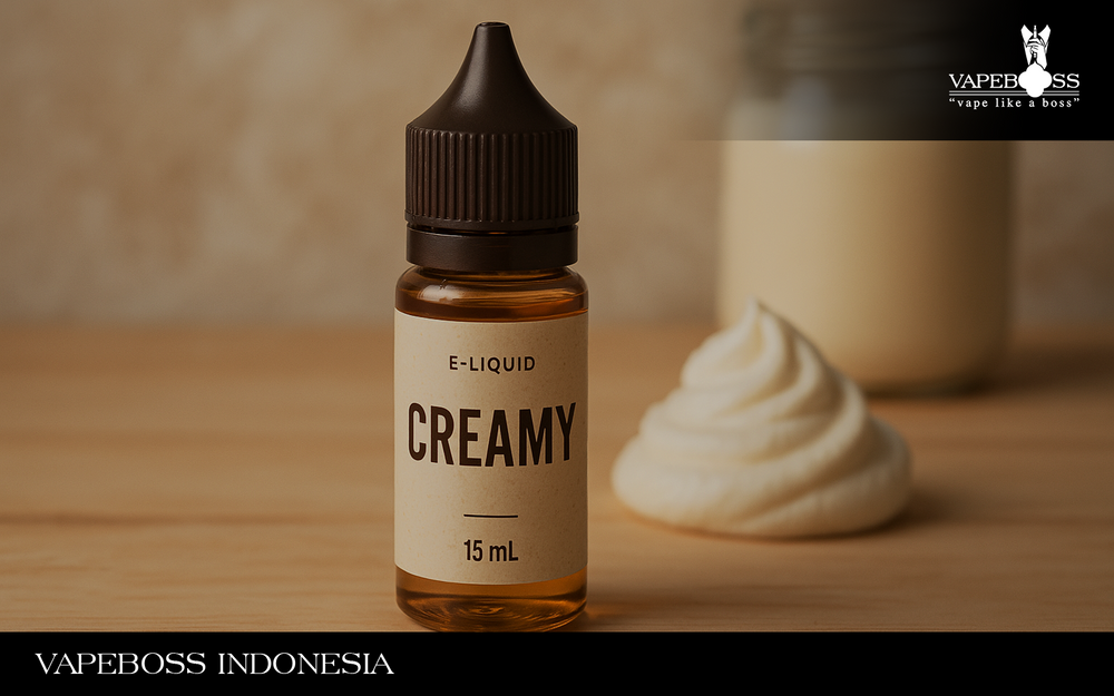 5+ Liquid Salt Nic Creamy 15ml Paling Enak dan Praktis!