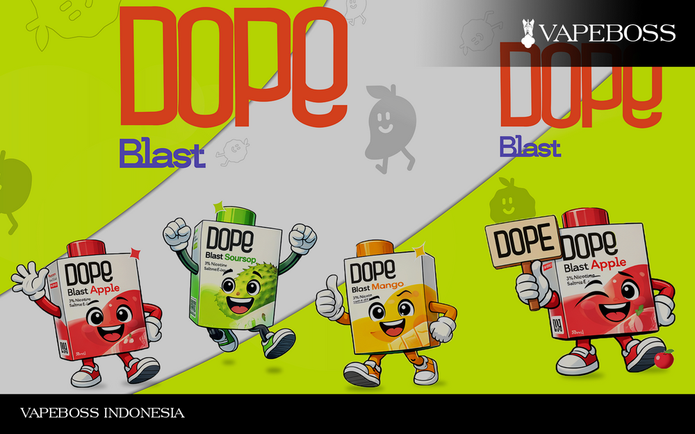 Review Dope Blast Liquid, Sudah Ready di Vapeboss