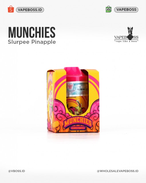 Munchies V5 Slurpee Pineapple 60ML 3mg by Arief Muhammad x JVS