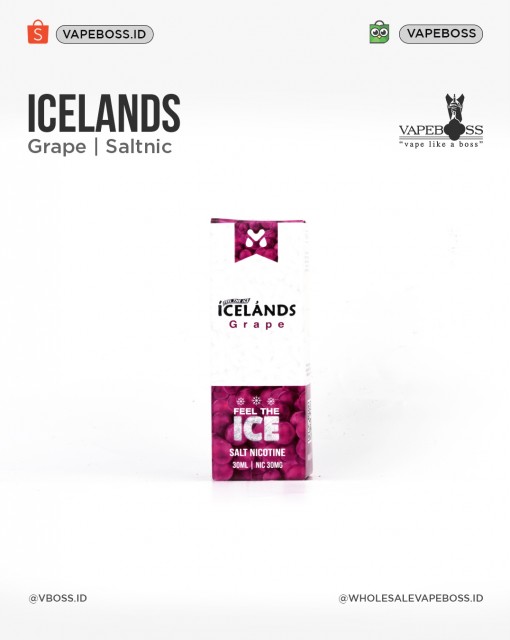 Icelands Grape Salt Nic 30ml 30mg by Move Juice