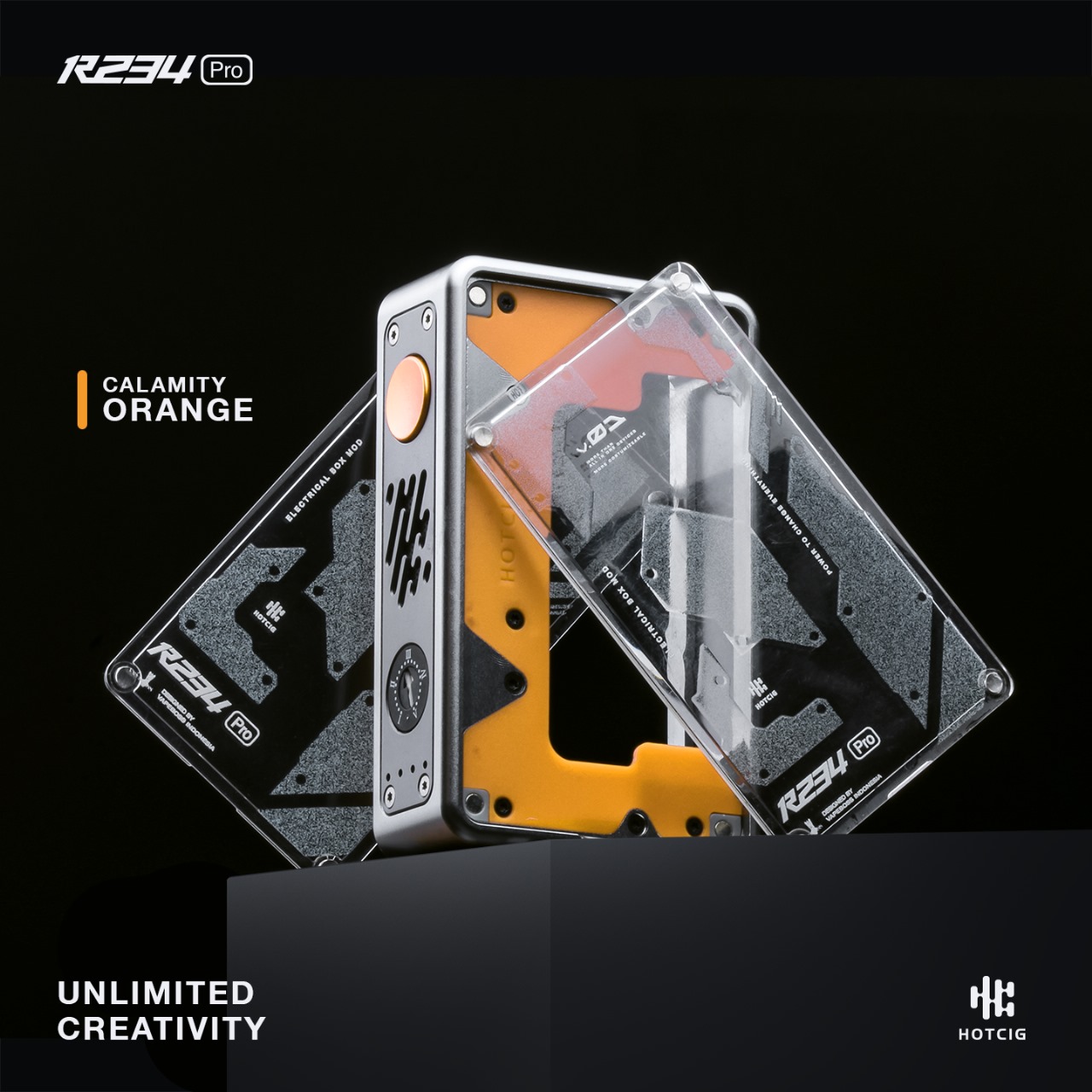 Hotcig R234 Pro Calamity Orange Authentic » Vapeboss Indonesia
