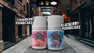 "Kembalinya si Liquid Legendaris" - The Pastry Smith Blueberry Poundcake dan Strawberry Poundcake by Vapeboss x JVS x Steam Queen Juice