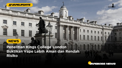 Penelitian Kings College London Buktikan Vape Lebih Aman dan Rendah Risiko