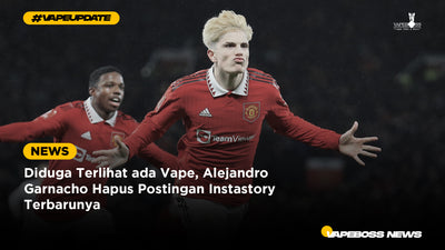 Diduga Terlihat ada Vape, Alejandro Garnacho Hapus Postingan Instastory Terbarunya