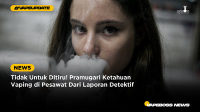 Tidak Untuk Ditiru! Pramugari Ketahuan Vaping di Pesawat Dari Laporan Detektif