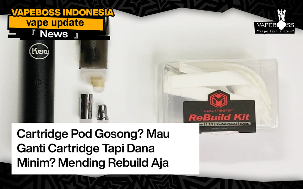 Cartridge Pod Gosong? Mau Ganti Cartridge Tapi Dana Minim? Mending Rebuild Aja