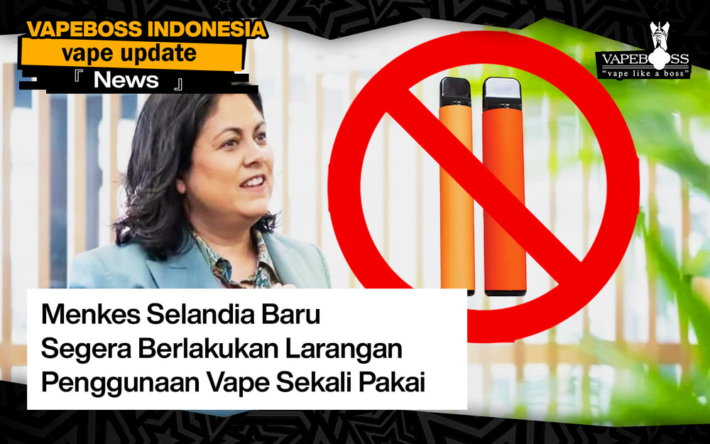 Menkes Selandia Baru Segera Berlakukan Larangan Penggunaan Vape Sekali Pakai