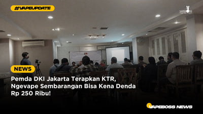 Pemda DKI Jakarta Terapkan KTR, Ngevape Sembarangan Bisa Kena Denda Rp 250 Ribu!
