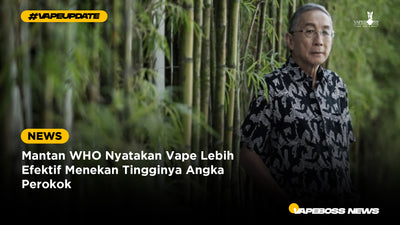 Mantan WHO Nyatakan Vape Lebih Efektif Menekan Tingginya Angka Perokok