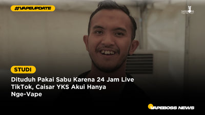 Dituduh Pakai Sabu Karena 24 Jam Live TikTok, Caisar YKS Akui Hanya Nge-Vape