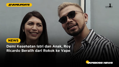 Demi Kesehatan Istri dan Anak, Roy Ricardo Beralih dari Rokok ke Vape