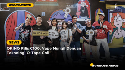OKINO Rilis C100, Vape Mungil Dengan Teknologi O-Tape Coil