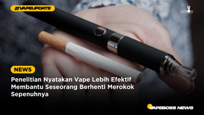 Penelitian Nyatakan Vape Lebih Efektif Membantu Seseorang Berhenti Merokok Sepenuhnya