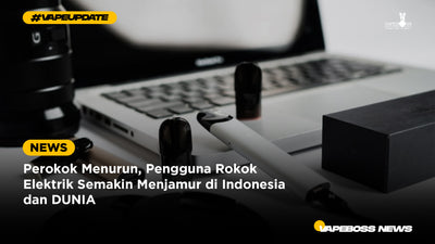 Perokok Menurun, Pengguna Rokok Elektrik Semakin Menjamur di Indonesia dan DUNIA