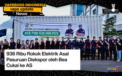 936 Ribu Rokok Elektrik Asal Pasuruan Diekspor oleh Bea Cukai ke AS