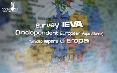 Survei IEVA Pada Vapers Eropa: 80% Vapers Telah Berhenti Merokok Sepenuhnya