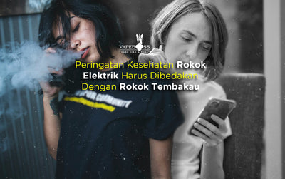 Polemik Peringatan Kesehatan Rokok Elektrik Dan Rokok Tembakau, Pakar Medik Indonesia: Harus Dibedakan!
