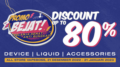 DI VAPEBOSS HARGA VAPE CUMA 2RIBUAN AJA!? - PROMO BEJAT, BELANJA HEMAT, ANTI RUNGKAD!! DISKON SAMPAI 80%!!