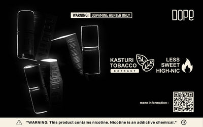Dope High Nic: Liquid untuk Pod yang Less Sweet & Cocok bagi Perokok!