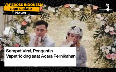 Sempat Viral, Pengantin Vapetricking saat Acara Pernikahan