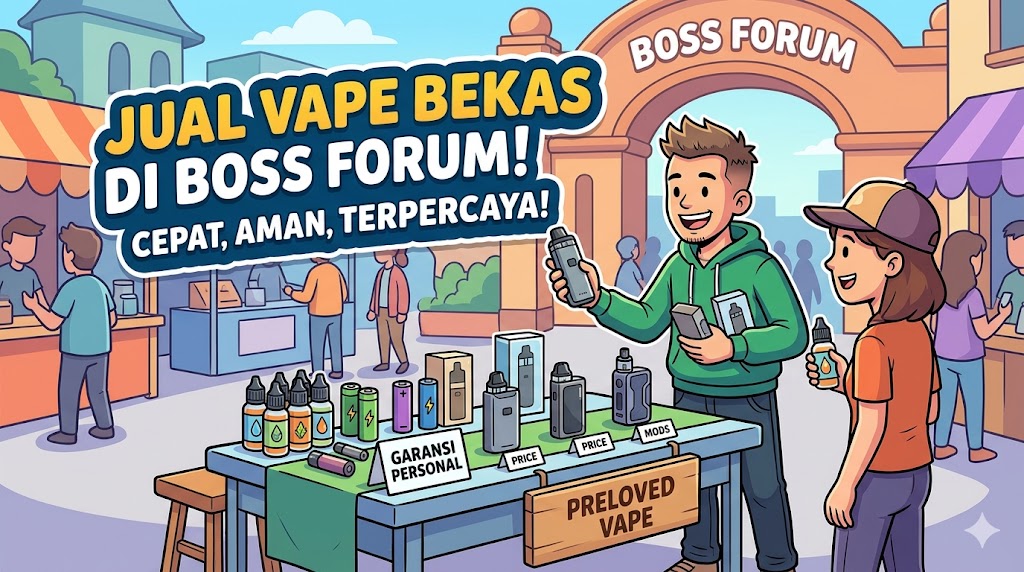 Cara Cepat Jual Vape Bekas di Boss Forum!