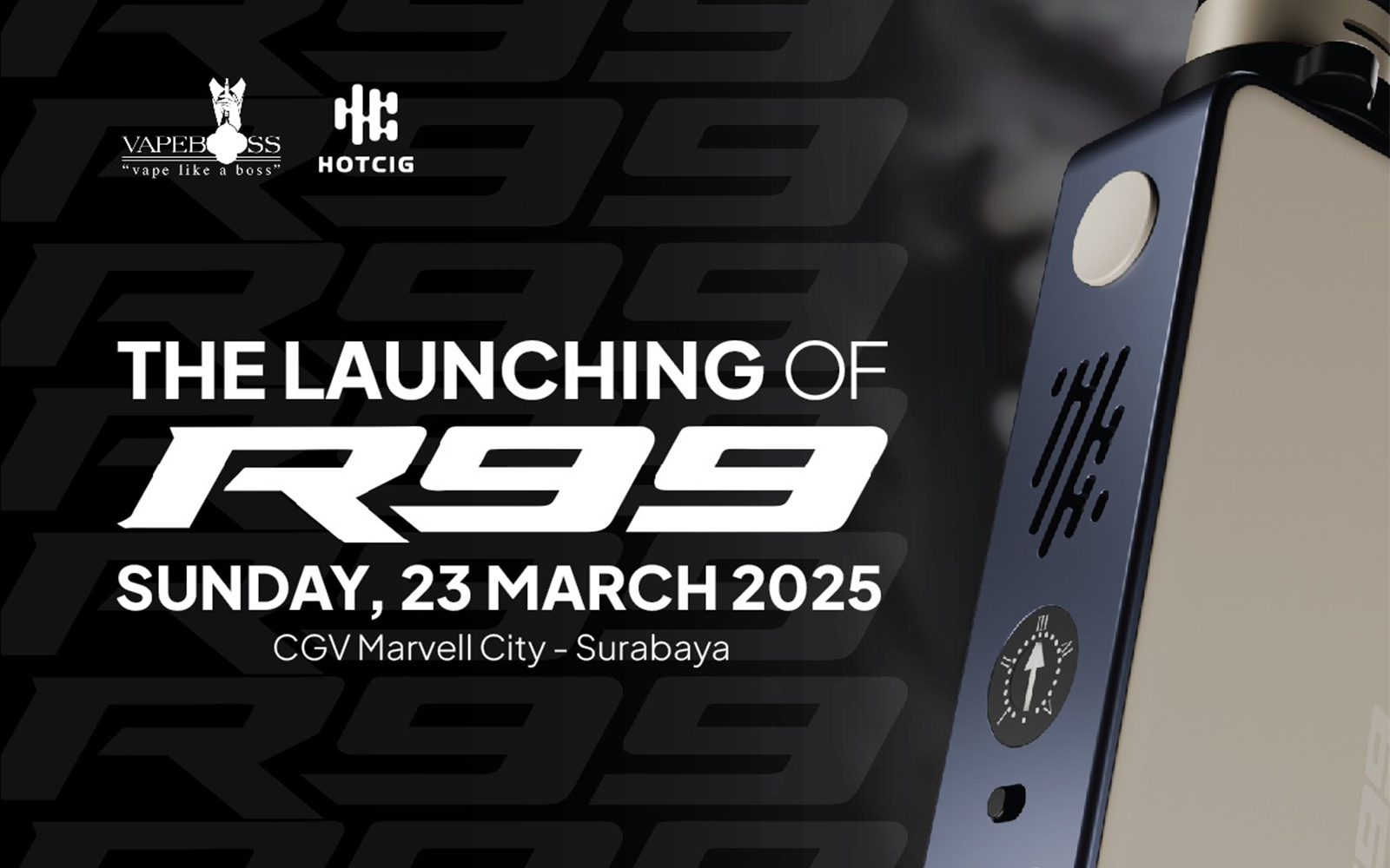 Ini Komentar Influencer Vape Tentang Launching R99! – Vapeboss