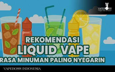 5+ Liquid Salt Nic Rasa Minuman Paling Nyegerin!