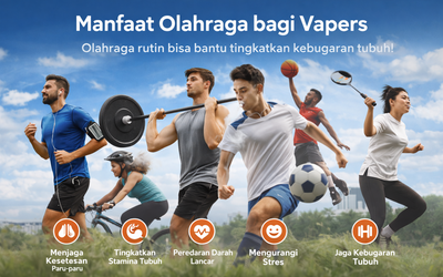 Vape Aman Asal Olahraga? Ini Manfaat Olahraga bagi Vapers