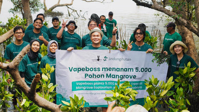 Vapeboss Tanam 5.000 Mangrove untuk Dukung Net Zero Emissions