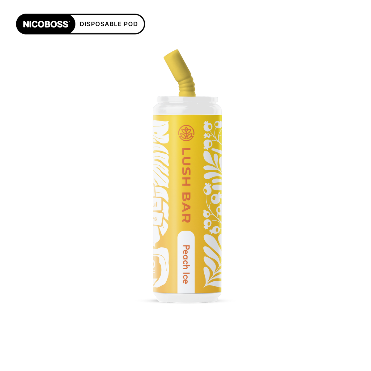 Lush Bar Disposable Pod 5000 Puffs - Peach Ice