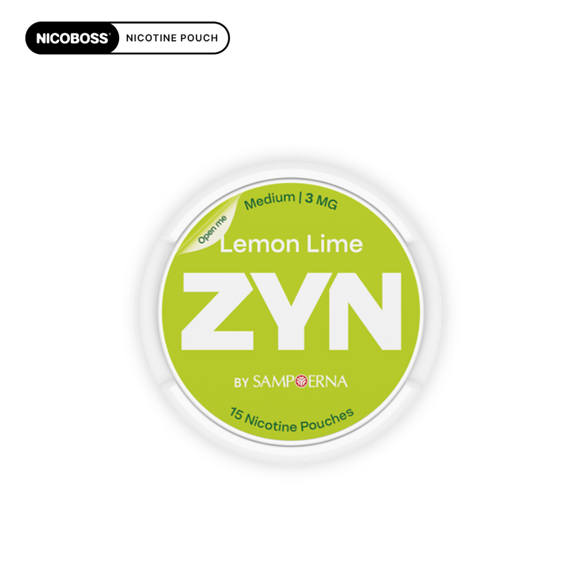 Zyn Nicotine Pouch - Lemon Lime Pack of 15 - 3MG 