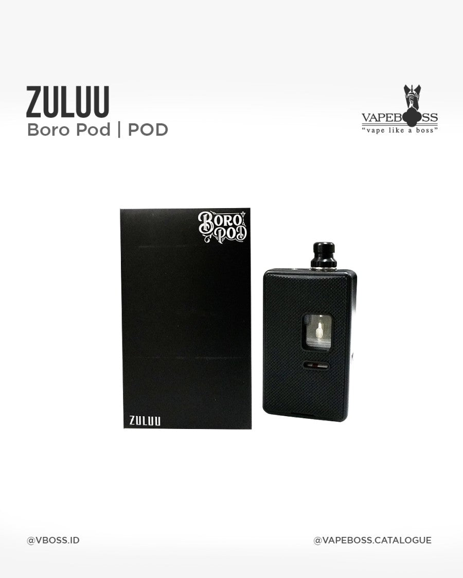 Zuluu Boro Pod 40W 1100mAh Boro AIO Kit By Zuluu x Sarang