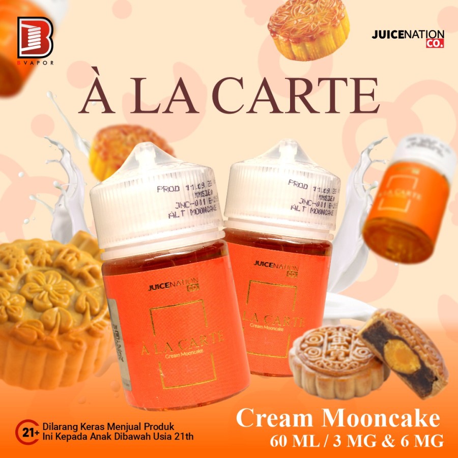 Alacarte Ala carte Cream Mooncake 60ml 6mg by Juicenation