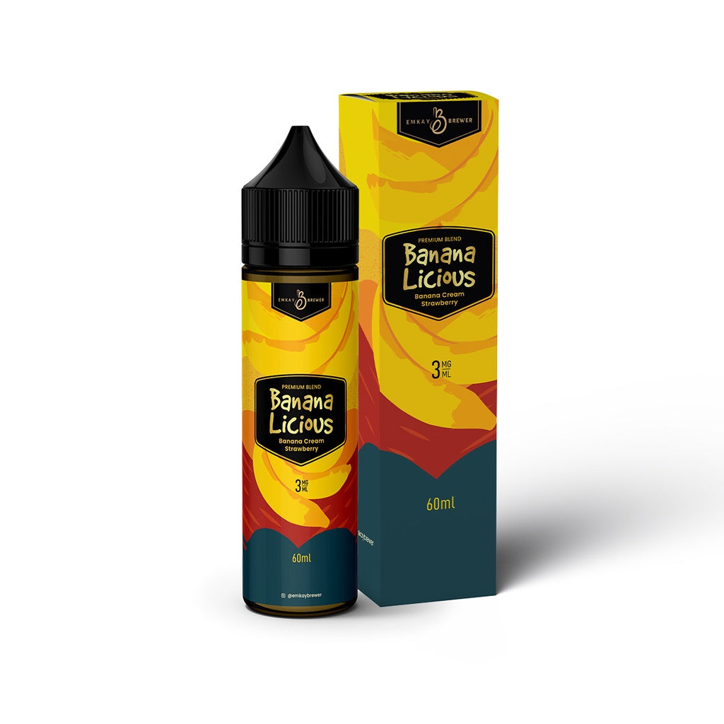 Banana Licious 60ml By Emkay Brew | Freebase Liquid