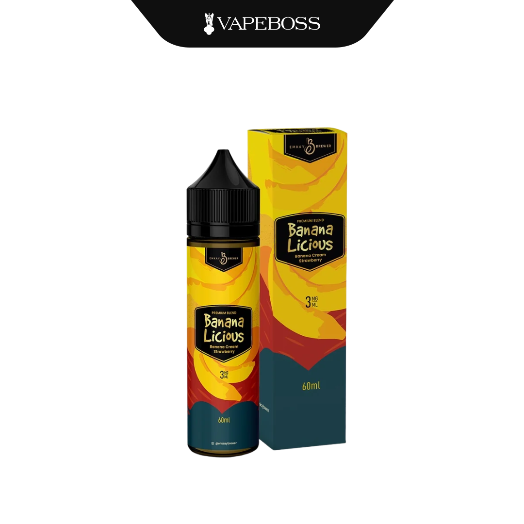 Emkay Banana Licious 60ml  Freebase I Liquid Freebase