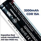 Battery VRK 7th 3200mAh 18650 50A by Preva