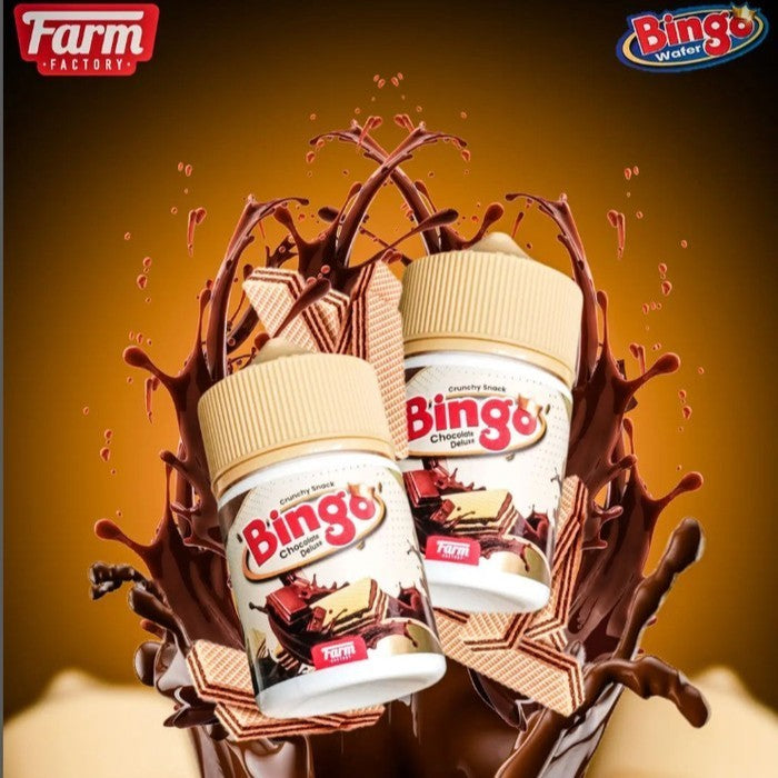Bingo V3 Chocolate Duluxe 60ml By Farm Factory | Liquid Freebase
