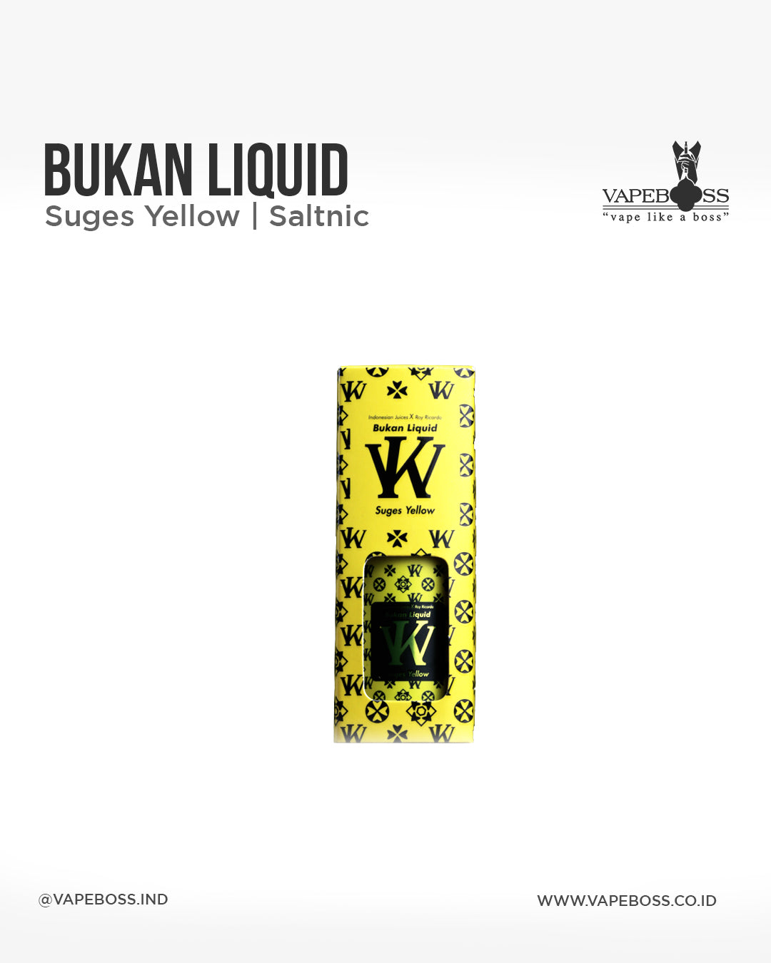 Not Liquid KW Suges Series 30ml Pods Friendly by Indonesian Juices x Roy Ricardo