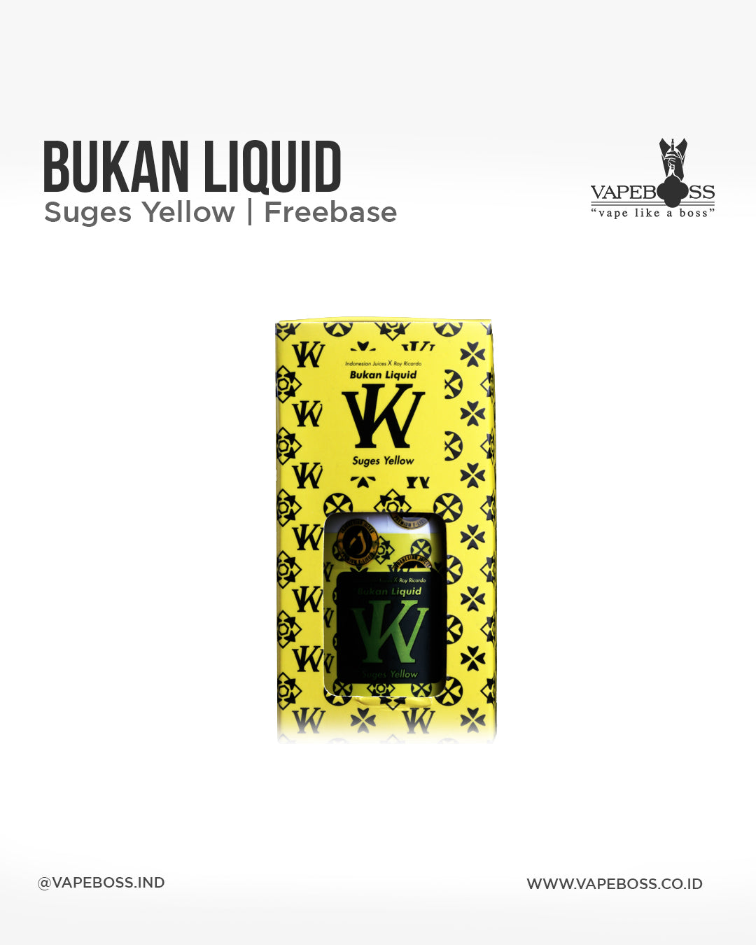 Not Liquid Kw Suges Series 60ml by Indonesian Juice x Roy Ricardo