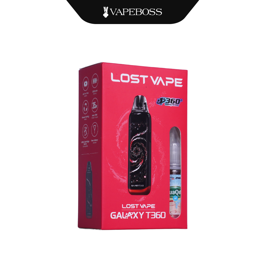 Open System Lost Vape Galaxy T360 Pod Kit Bundling Liquid