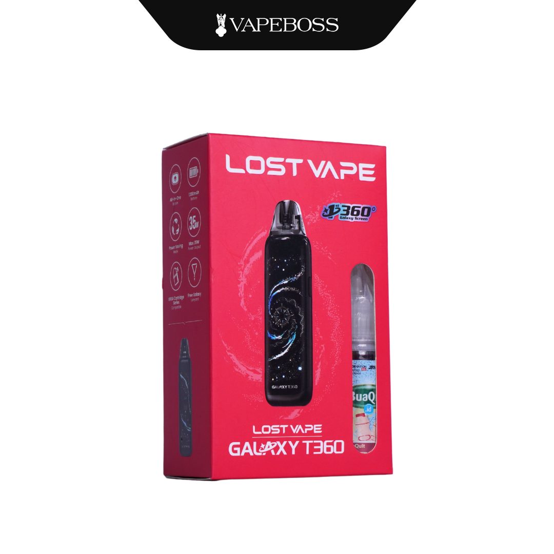 Open System Lost Vape Galaxy T360 Pod Kit Bundling Liquid